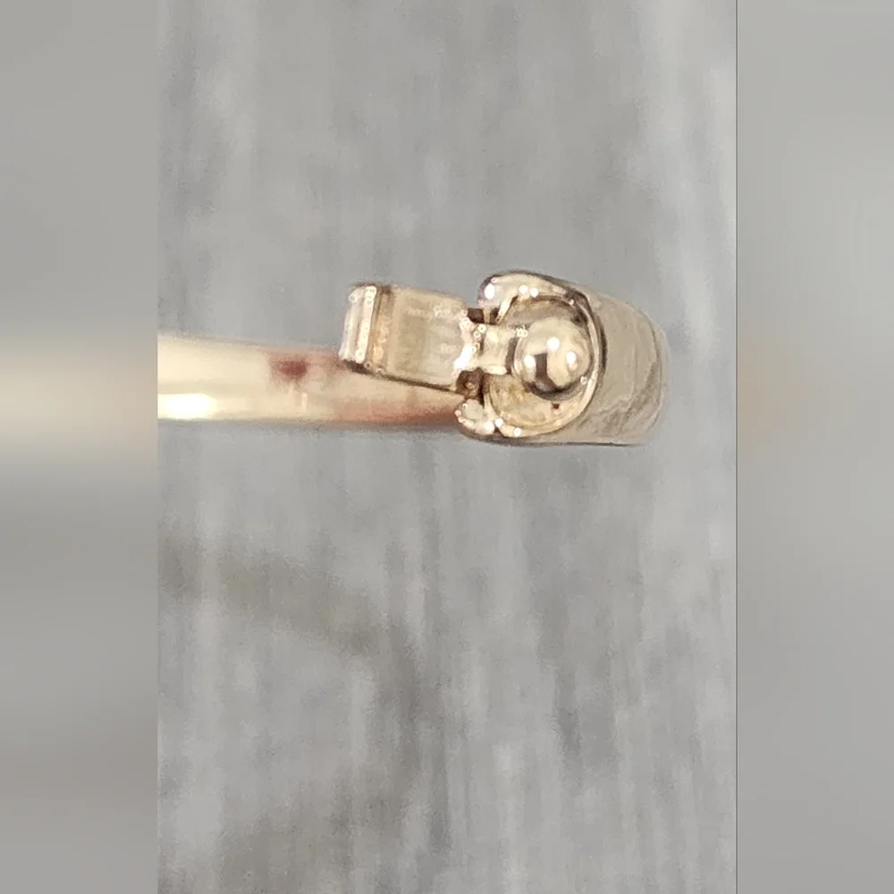 Anne Klein Elegant Gold Tone Floral‎ Bracelet